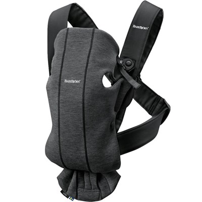 BabyBjörn Kanguru Mini 3D Cotton Jersey / Charcoal Grey