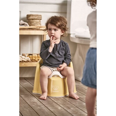 BabyBjörn Koltuk Oturak & Klozet Adaptörü & Banyo Basamağı Tuvalet Eğitimi Seti / Powder Yellow