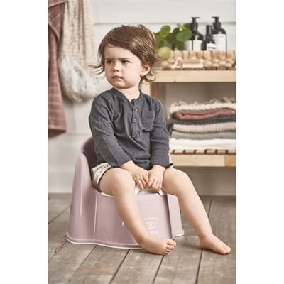 BabyBjörn Koltuk Oturak & Klozet Adaptörü & Banyo Basamağı Tuvalet Eğitimi Seti / Powder Pink