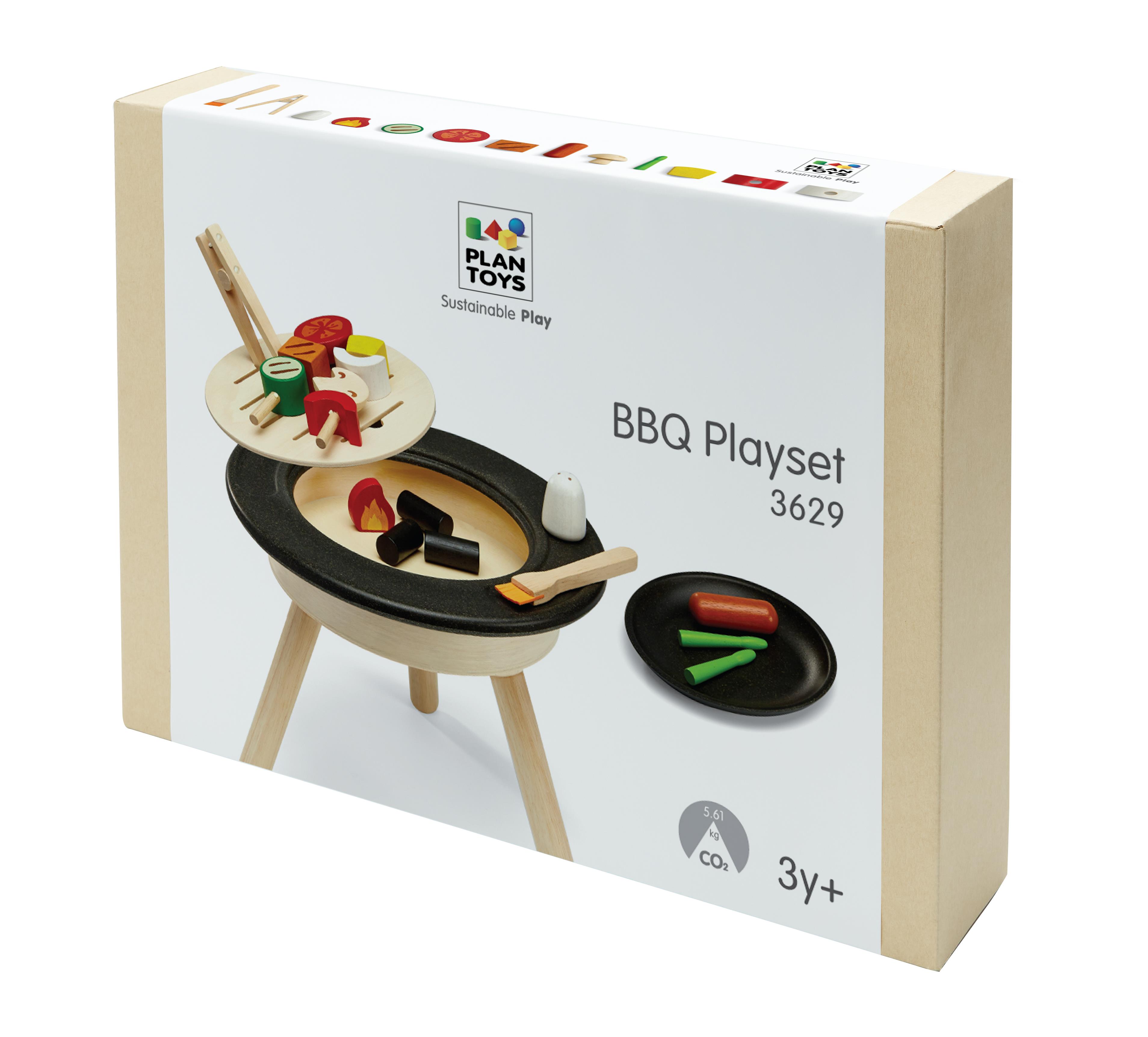Barbekü Seti Ahşap Oyuncaklar plantoys