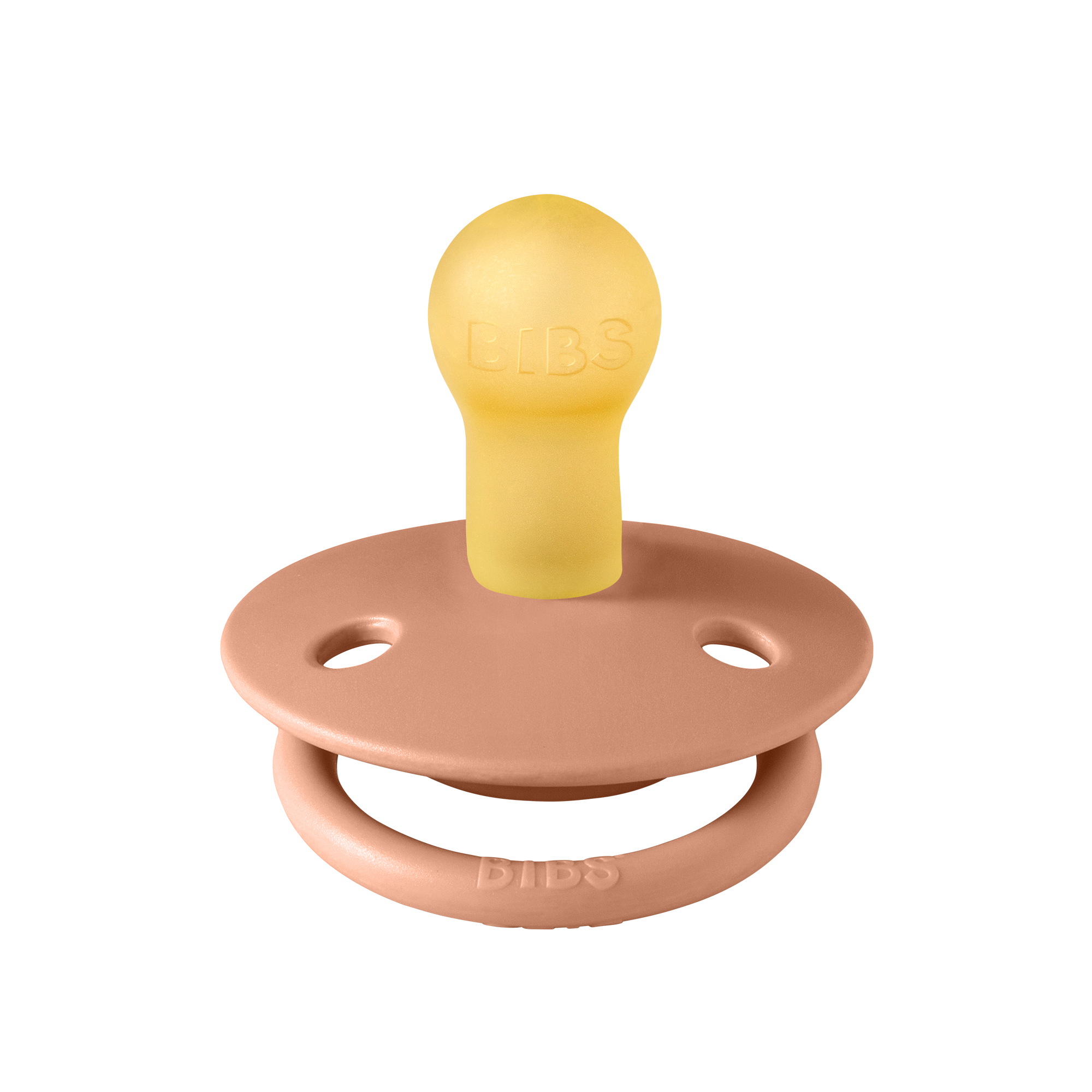 Bibs De Lux Kauçuk Emzik, Peach Emzik Bibs