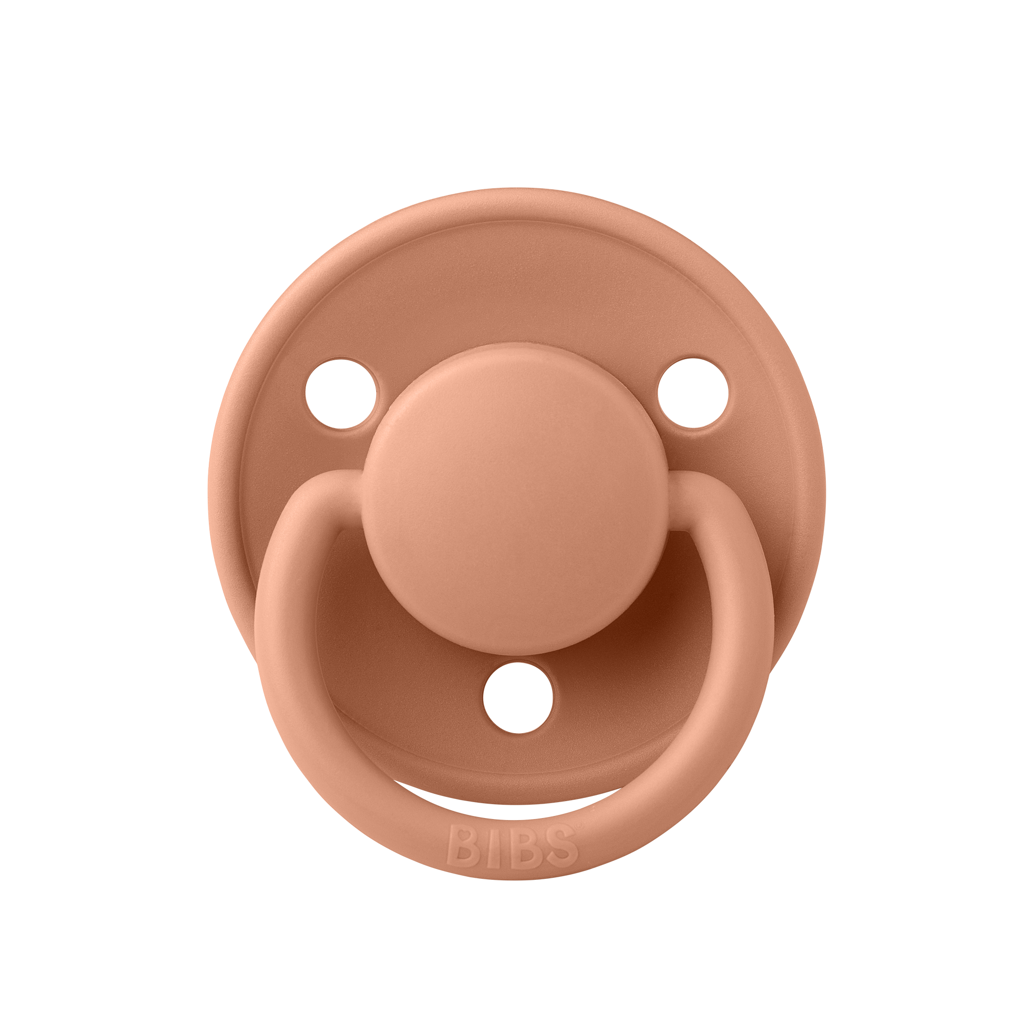 Bibs De Lux Kauçuk Emzik, Peach Emzik Bibs