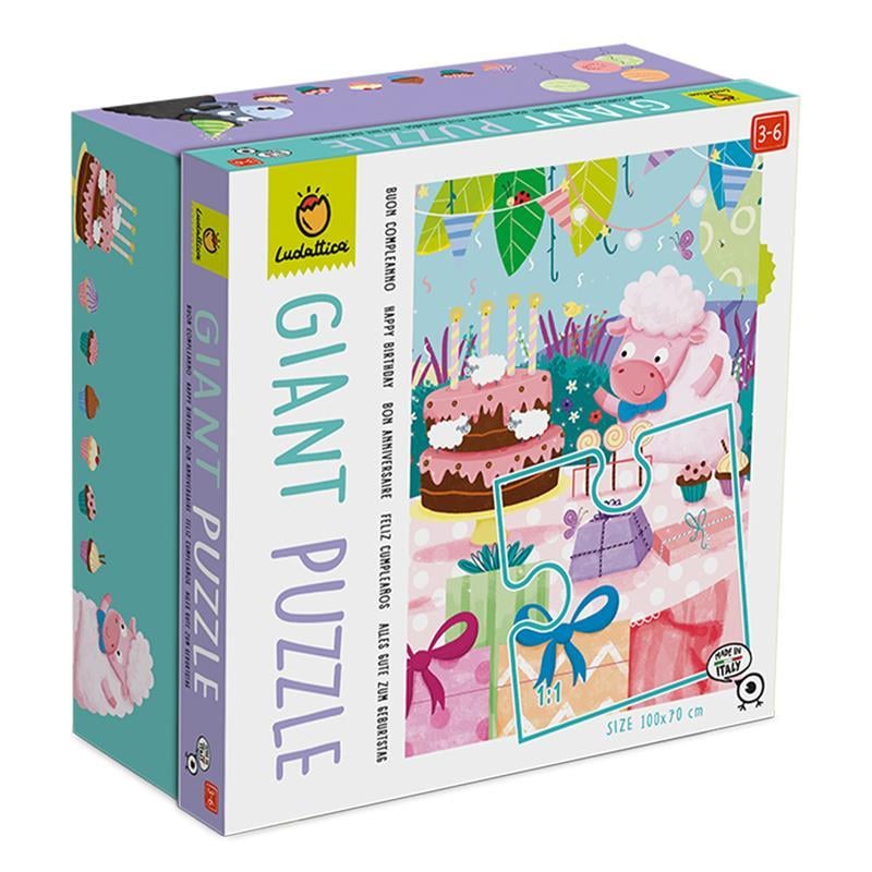 Buon Compleanno - Happy Birthday - Giant Puzzle