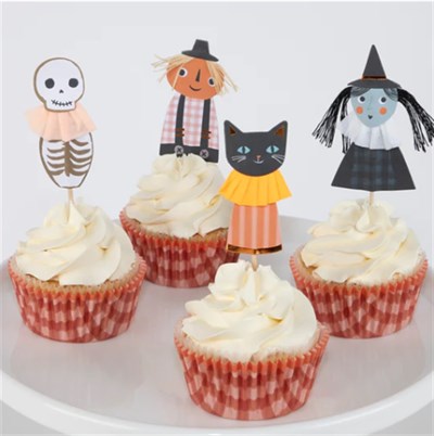 Cadılar Bayramı Cupcake Seti (24'lü)