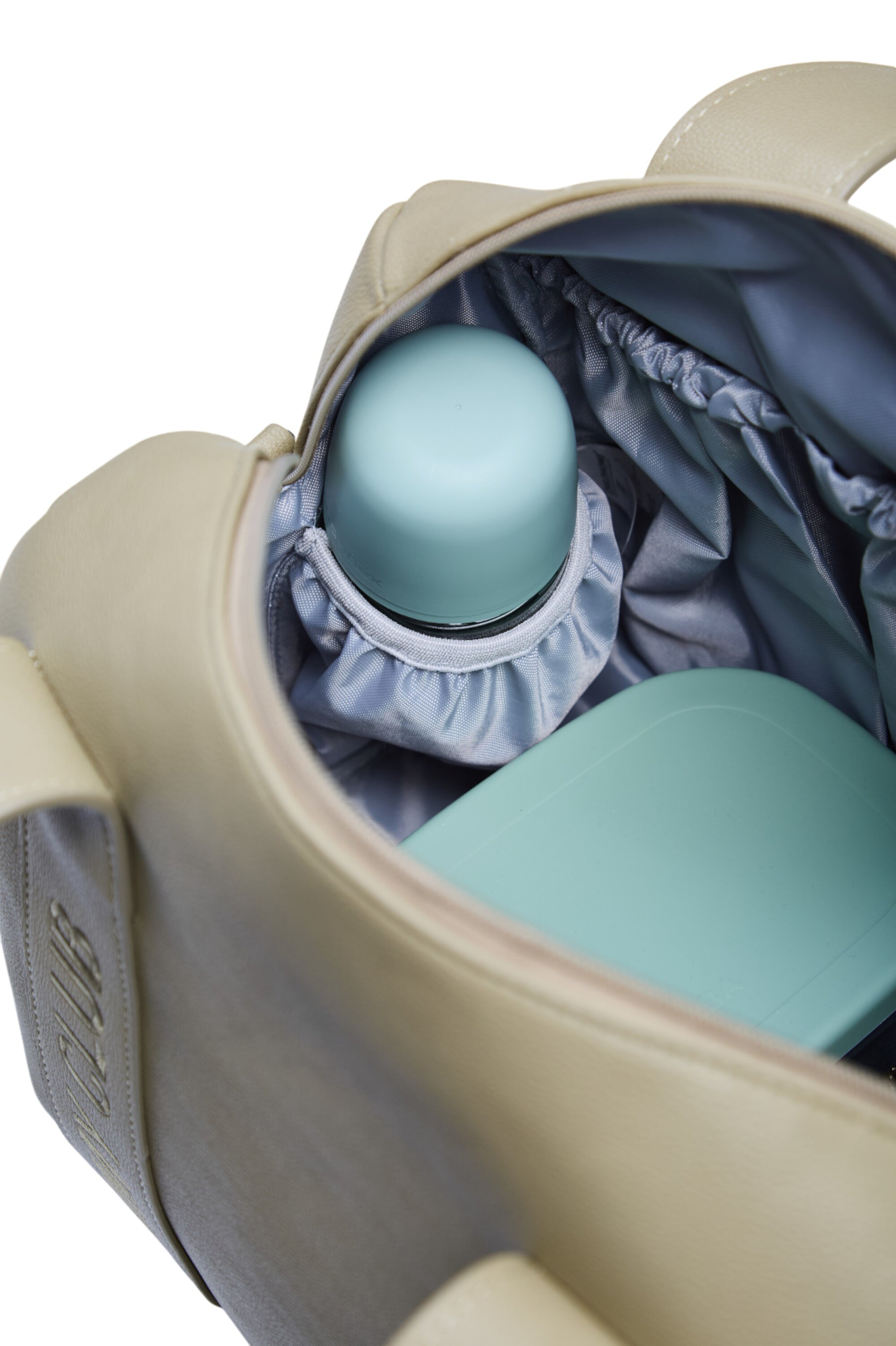 Mommy Club Bag, Vegan Deri Yeşil Anne Çantası Childhome