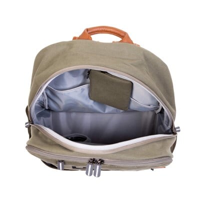 ChildHome Daddy Bag Sırt Çantası Kanvas, Haki Anne Çantası