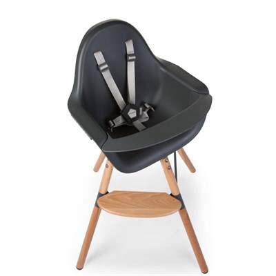 ChildHome Evolu 180° Mama Sandalyesi, Naturel / Antrasit + Ön tepsi Mama Sandalyeleri