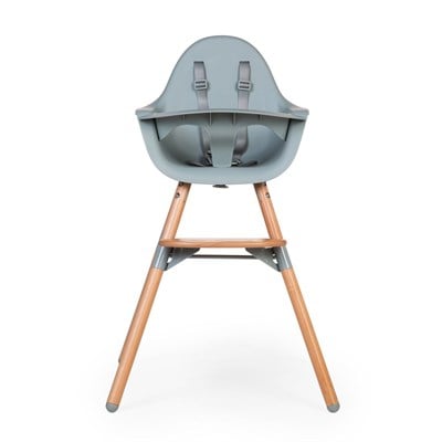 ChildHome Evolu 2 Mama Sandalyesi Mint + Ön tepsi ( Silikon Matlı)  Mama Sandalyeleri