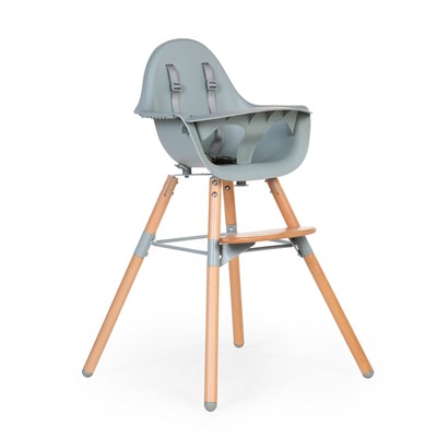 ChildHome Evolu 2 Mama Sandalyesi Mint + Ön tepsi ( Silikon Matlı)  Mama Sandalyeleri