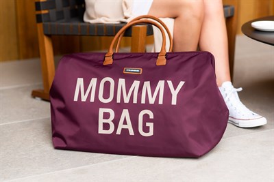 ChildHome Mommy Bag, Anne Bebek Bakım Çantası, Mor Mommy Bag