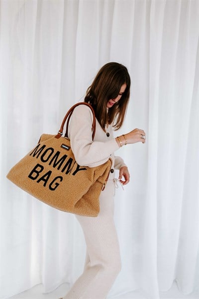 ChildHome Mommy Bag, Anne Bebek Bakım Çantası, Teddy Beige Mommy Bag