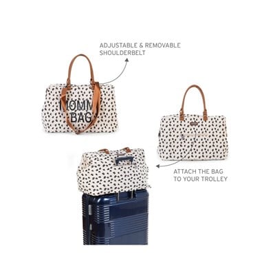ChildHome Mommy Bag, Anne Bebek Bakım Çantası, Leopard Mommy Bag