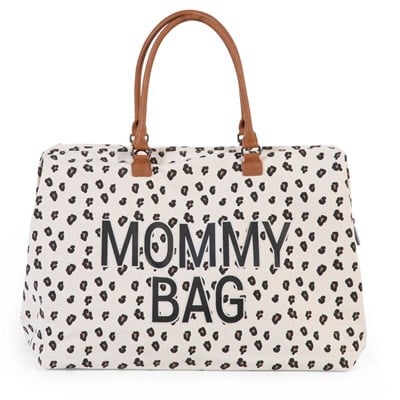 ChildHome Mommy Bag, Anne Bebek Bakım Çantası, Leopard Mommy Bag