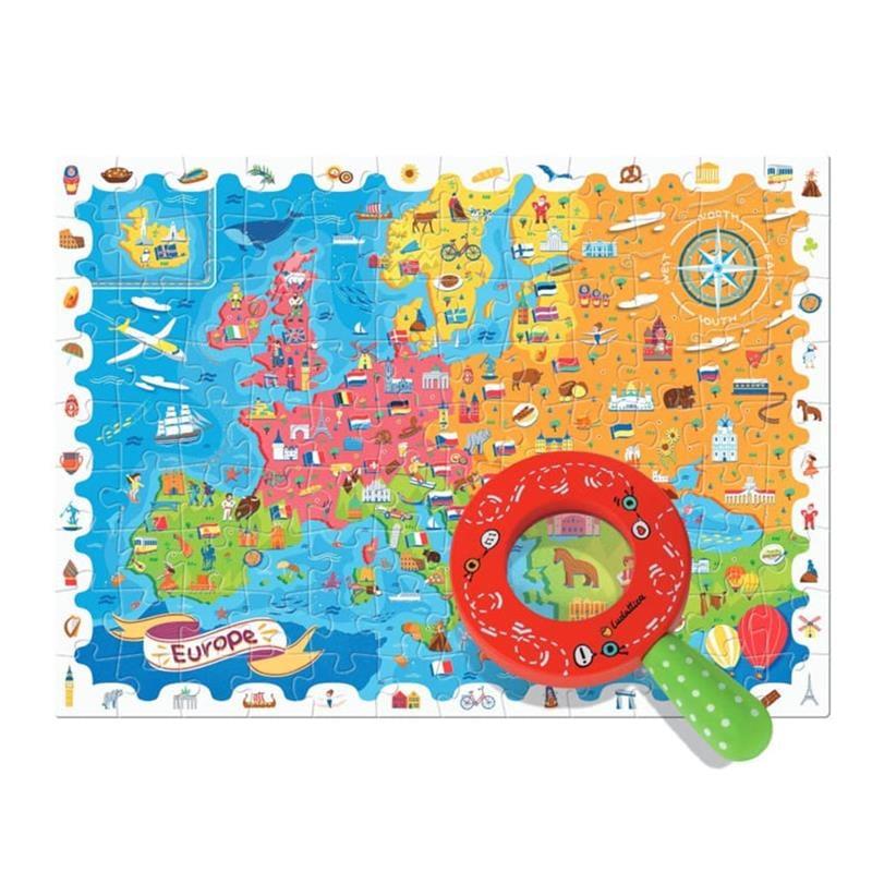 Dedektif Puzzle - Avrupa Haritası