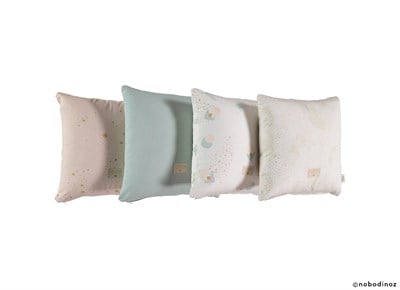 Descartes Yastık - White Bubble/ Aqua