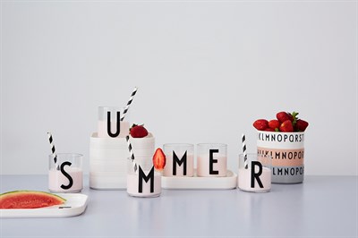 Design Letters Breakfast. Dinner. Lunch 3 Öğün Tritan Kase Seti, Pembe Beslenme