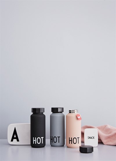 Design Letters Çelik Termos Şişe, Büyük Boy, Pembe Beslenme