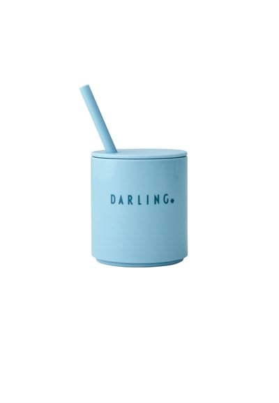 Design Letters Design Letters Tritan Darling Bardak, Açık Mavi Beslenme