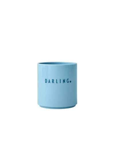 Design Letters Design Letters Tritan Darling Bardak, Açık Mavi Beslenme