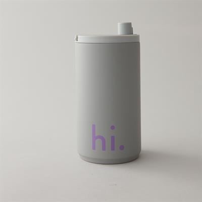 Design Letters Termos Kupa, Hi (Gri) Beslenme Design Letters