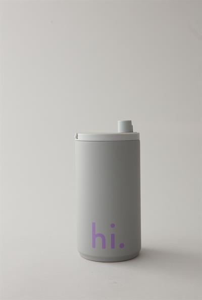Design Letters Termos Kupa, Hi (Gri) Beslenme Design Letters