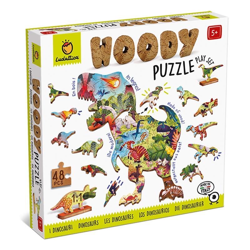Dinosauri - Dinosaurs - Woody Puzzle