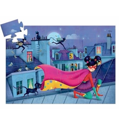Djeco Djeco Dekoratif Puzzle 36, Super Star Oyuncak