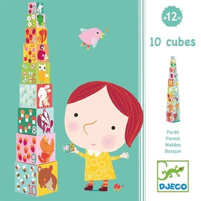 Djeco Djeco Küpler / 10 Forest Blocks Oyuncak