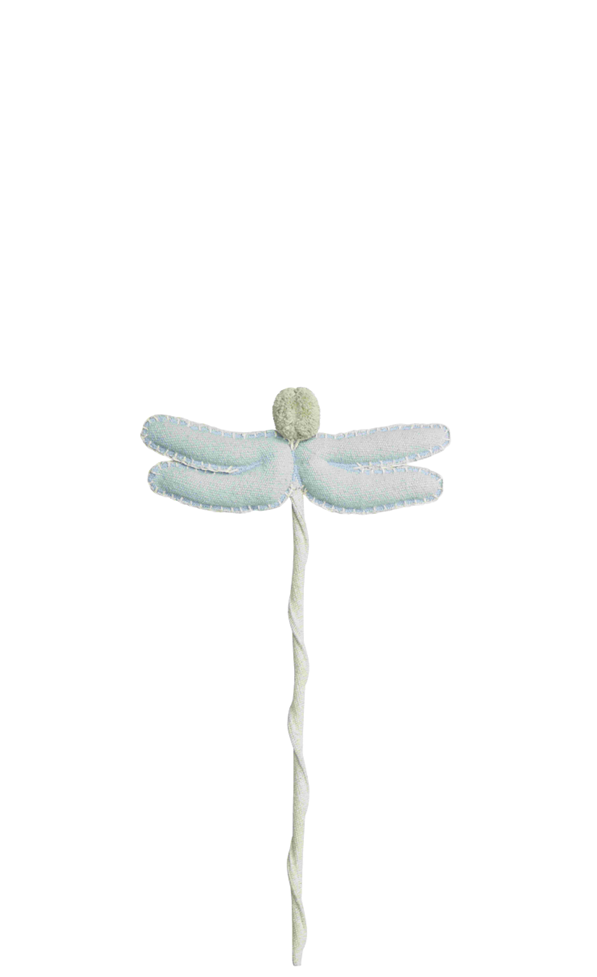 Dragonfly Wand Yusufçuk Değnek, Soft Blue Duvar Süsleri Lorena Canals