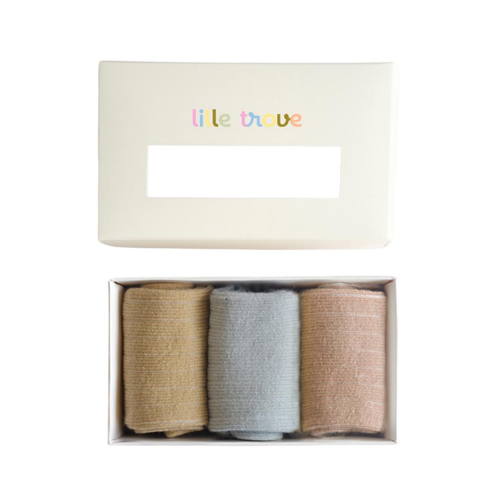 Lille Trove, 3lü Çorap Seti / Nude Kategorisiz Lille Trove