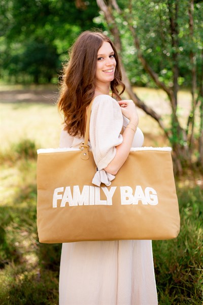 Family Bag Puffy, Süet Mommy Bag ChildHome