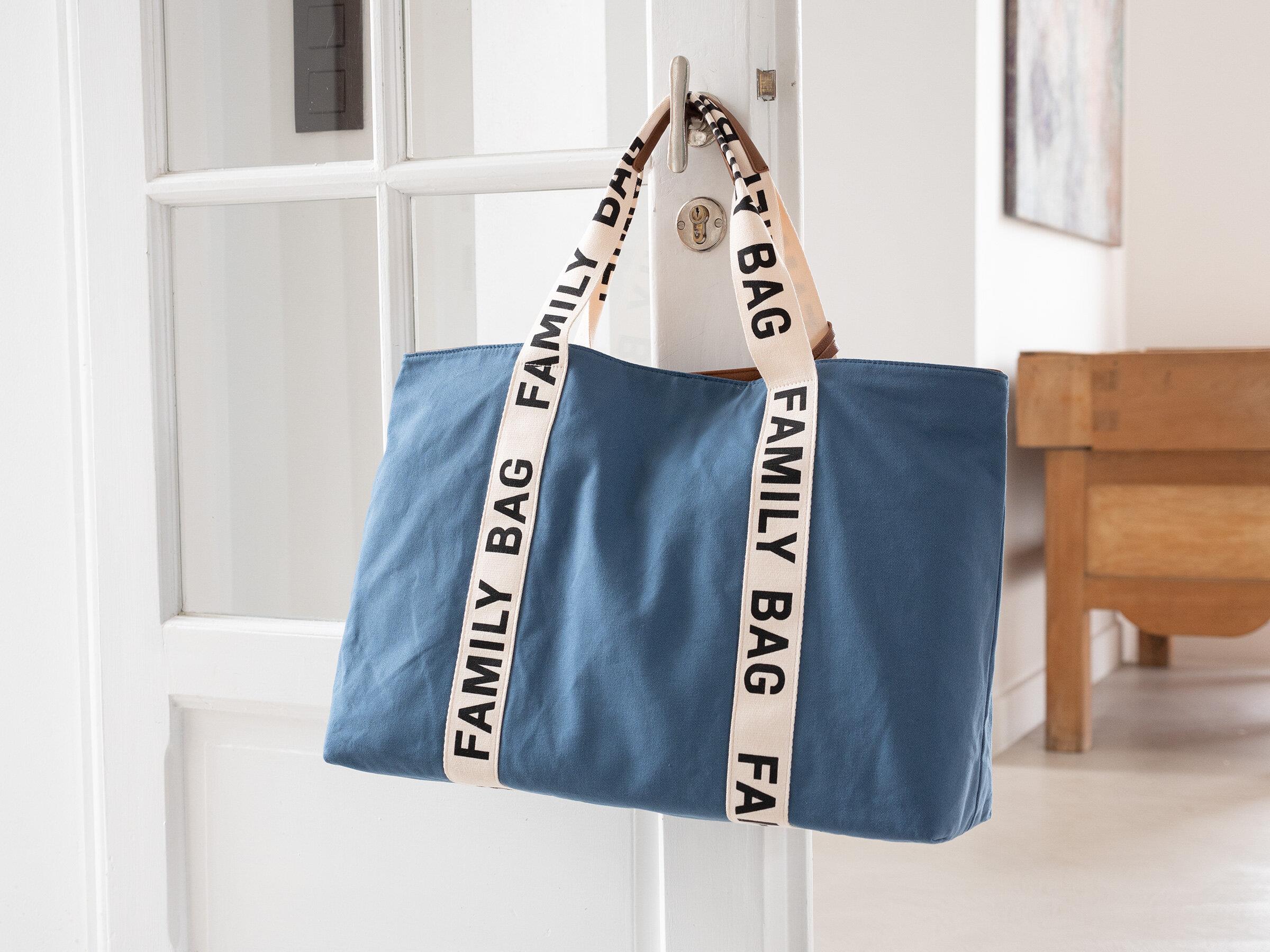 Family Bag Signature Kanvas Indigo Mommy Bag ChildHome