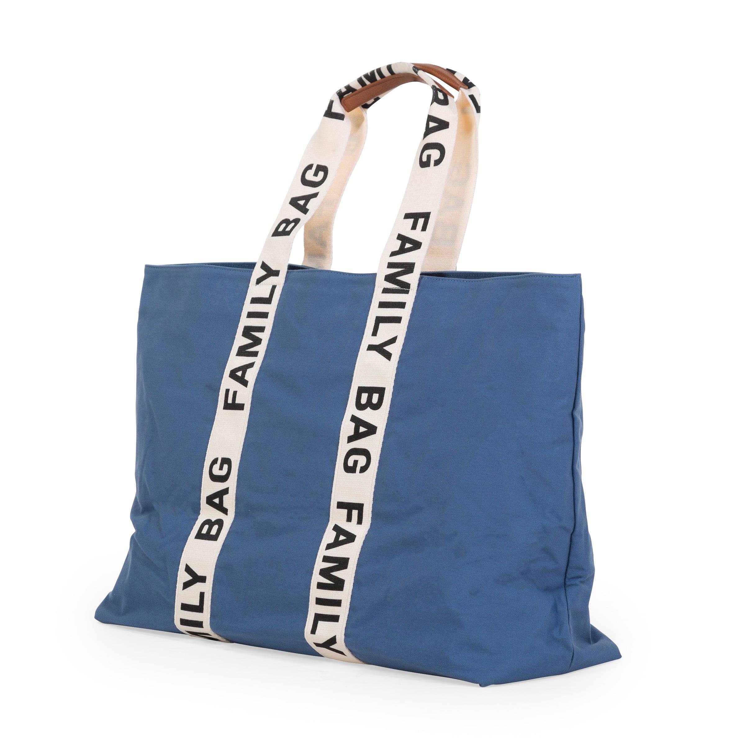 Family Bag Signature Kanvas Indigo Mommy Bag ChildHome