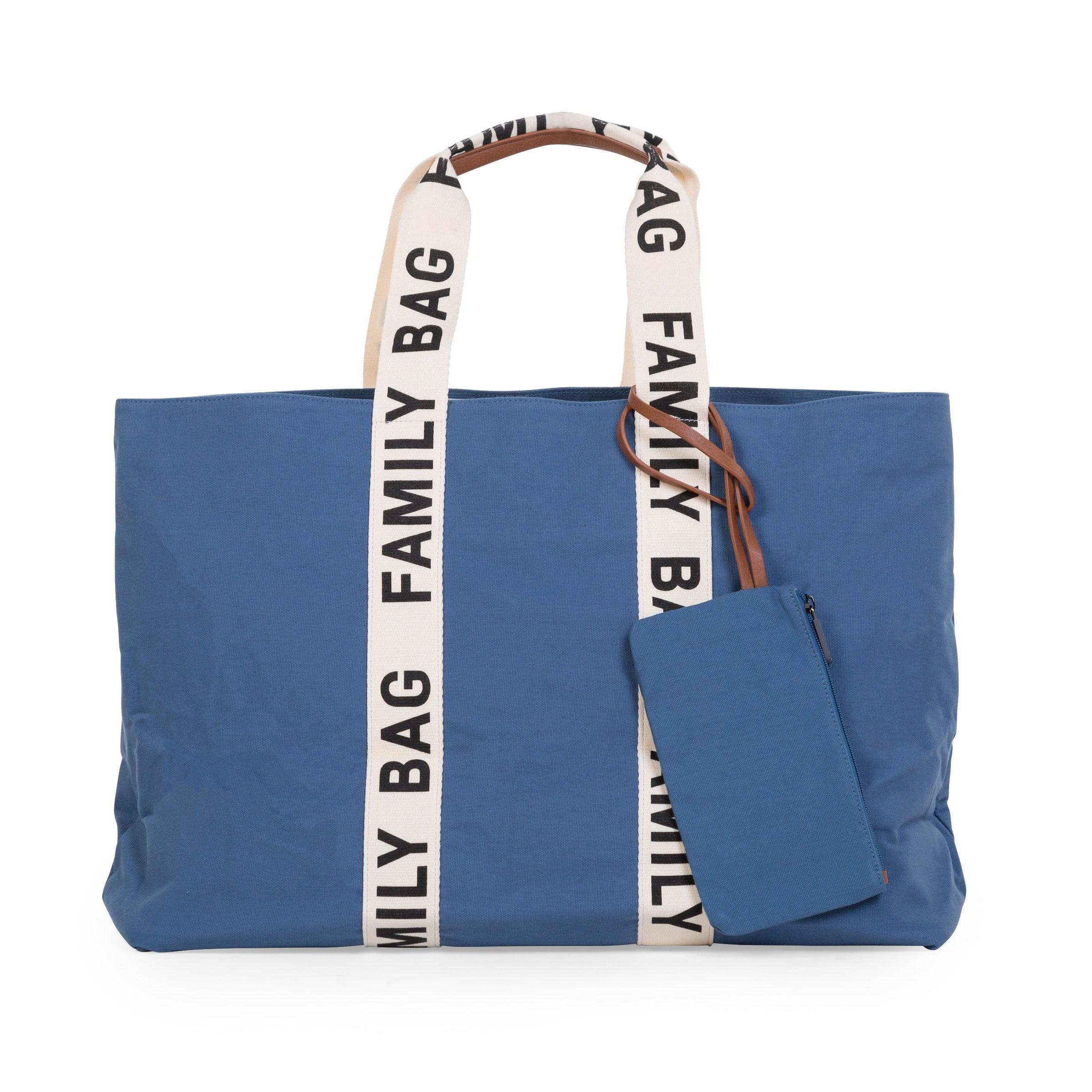 Family Bag Signature Kanvas Indigo Mommy Bag ChildHome