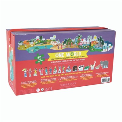 FLOSS & ROCK 60 Parça ''One World'' Pop Out Yer Yap-bozu **New