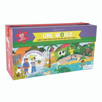 FLOSS & ROCK 60 Parça ''One World'' Pop Out Yer Yap-bozu **New