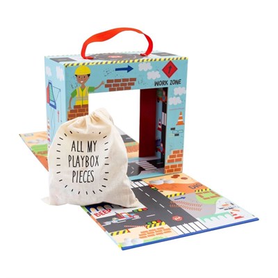 FLOSS & ROCK Ahşap Figürlü Oyun Kutuları / Construction *YENİ*