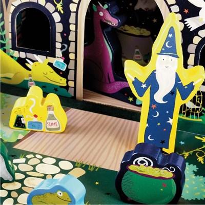 FLOSS & ROCK Ahşap Figürlü Oyun Kutuları/Spellbound