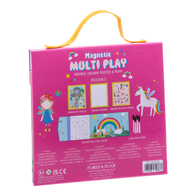 FLOSS & ROCK Mıknatıslı Çoklu Oyun Seti / Rainbow Fairy * YENİ*