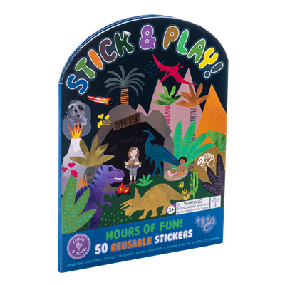 FLOSS & ROCK Tak Çıkart Sticker Oyun Sahnesi / Dino *YENİ*