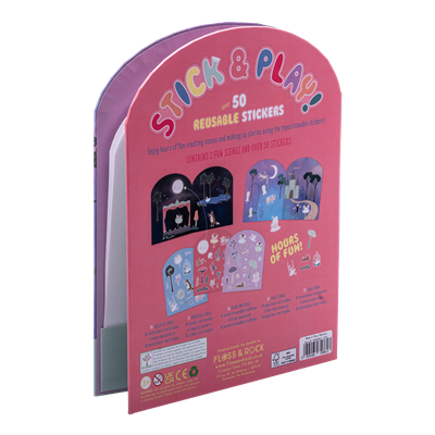FLOSS & ROCK Tak Çıkart Sticker Oyun Sahnesi / Enchanted *YENİ*