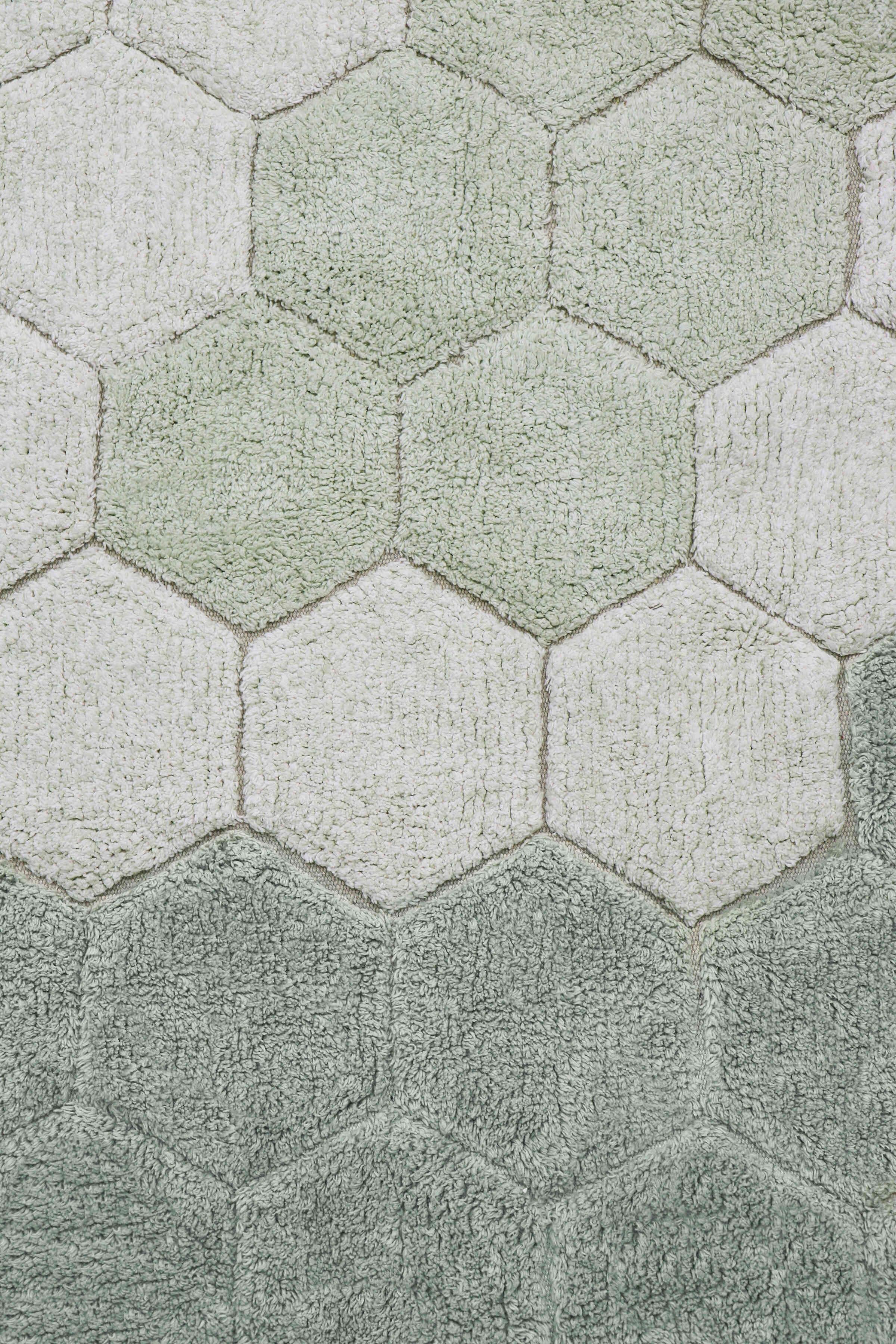 Halı, Round Honeycomb Blue Sage Kategorisiz Lorena Canals