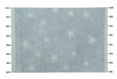 Hippy Stars Halı Aqua Mavi