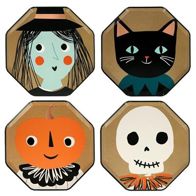 Klasik Halloween Tabaklar (M)