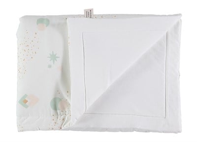 Laponia Battaniye Aqua Eclipse/White140x100cm