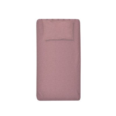 Lastikli Çarşaf ve Yastık Kılıfı Seti, Pink Animals