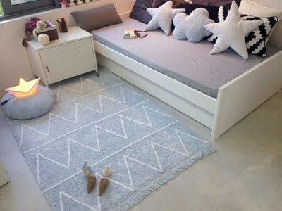 Lorena Canals Hippy Halı Pudra Mavi Çocuk Odası Halıları