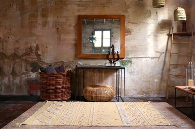 Lorena Canals Tribu Kilim Honey M Ev Koleksiyon Halıları