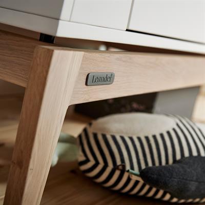 Luna Küçük Dolap, Beyaz/ Meşe Beşik & Yataklar Leander