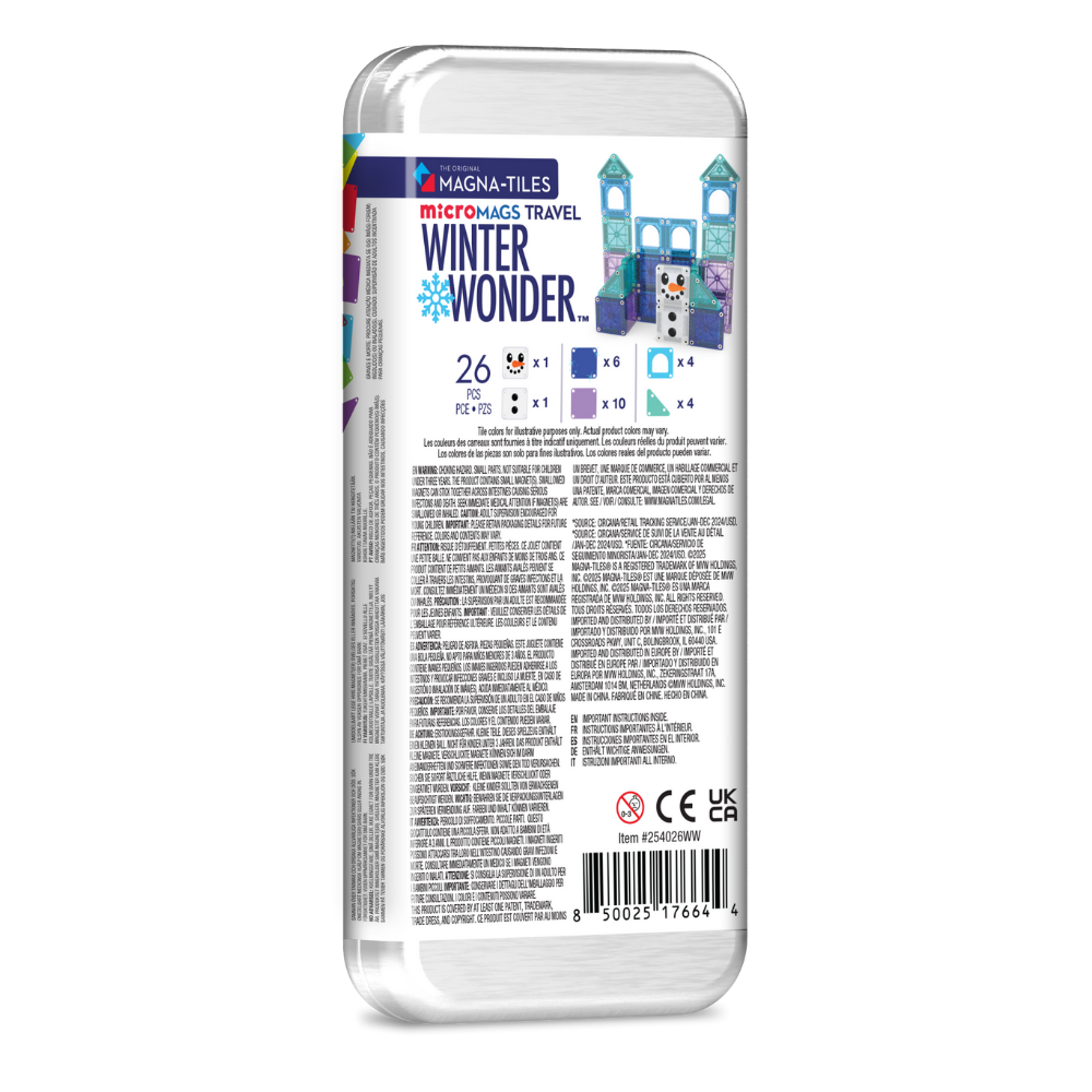 MAGNA-TILES® -  WinterWonderland Travel Set - Seyahat Seti - 26 Parça